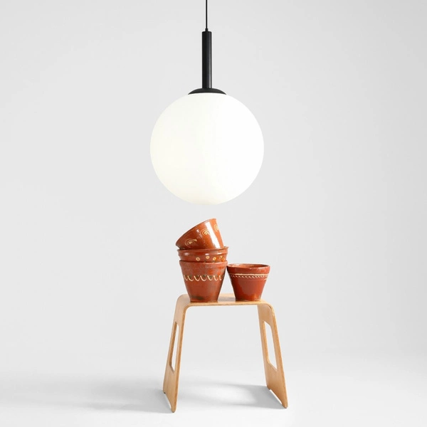 Aldex Lampa wisząca BOSSO GRANDE 1087XXL1, 50 cm, czarna, 3x60W E27