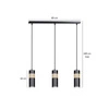 Lampa wisząca Emibig AKARI 3 Czarny 732/3