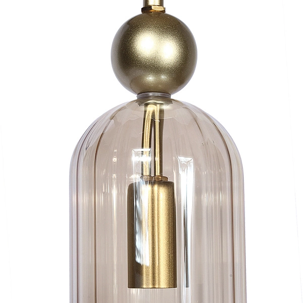 Lampa Dekoracyjna Wisząca AM202 3xE14 Złota Regina