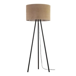 Lampa sufitowa plafon ekologiczna JUTA E27 szer. 60cm | brązowy 5569