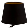 Stylowa lampka biurkowa stołowa nocna LIZBONA LAMPKA czarny/miedziany 50226