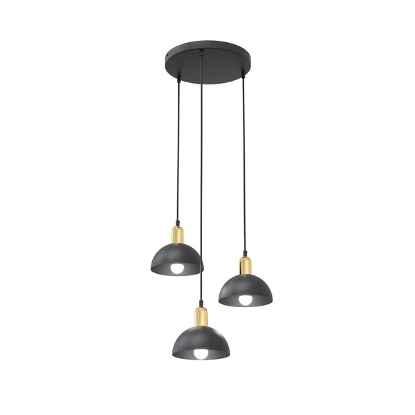 Lampa wisząca Emibig MOTO 3 PREM BL 1386/3PREM