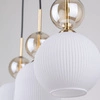 SOPHIA COGNAC WHITE LAMPA WISZĄCA 3XE14