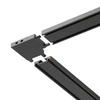 Slim Magnetic Track Czarny Łącznik Szyn L