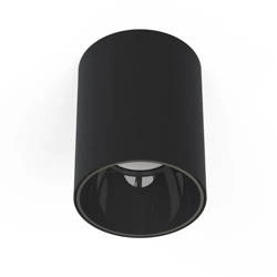 Spot sufitowy designerski tuba EYE TONE GU10 śr. 8,9cm | czarny 8930