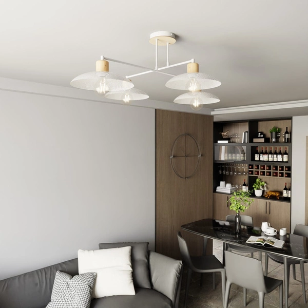 Lampa sufitowa Emibig KOBE 4 Biały 1319/4