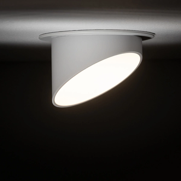 Lampa podtynkowa SOLTA szer. 7.5cm GU10 | biały 10492