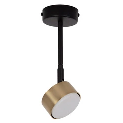 Lampa Sigma NEMO 1 M plafon czarny/złoty szczotkowany 41085