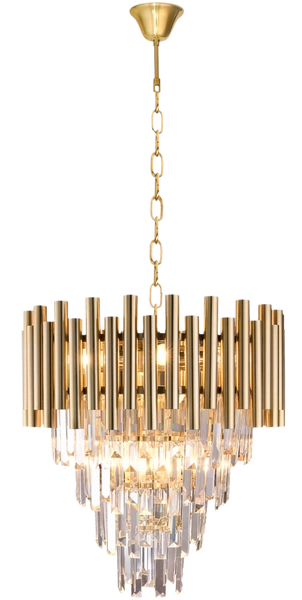 Żyrandol glamour MADISON GOLD ML5992