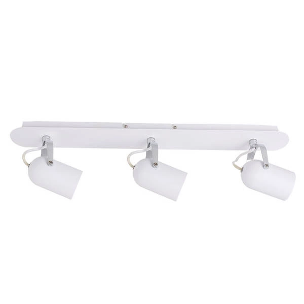 Lampa sufitowa reflektor LUMEN 57,5cm 3xGU10 | biały/chrom