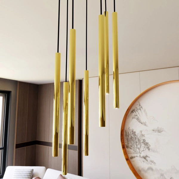 Lampa wisząca Emibig SELTER 7 PREMIUM GOLD 1332/7PREM