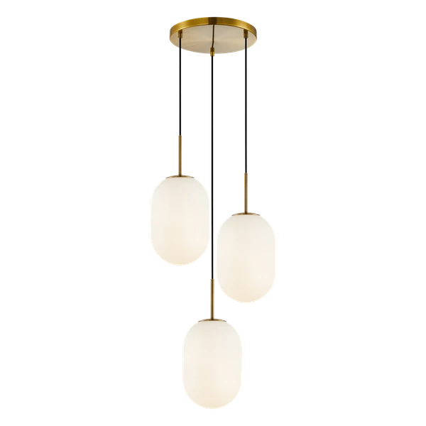Lampa wisząca ALIAS GOLD 3xE14 koło