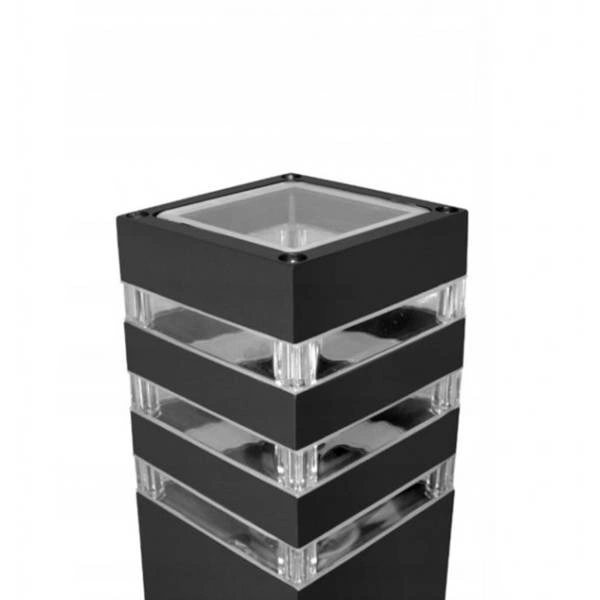 Lampa ogrodowa słupek Malibu czujnik PIR E27 IP54 wys. 60cm | czarny