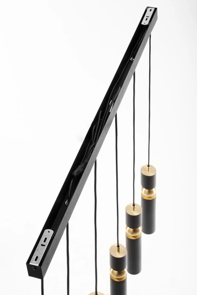 Nowoczesna Lampa wisząca ALAS wys. 120cm 6xG10 14W IP20 | Złoty