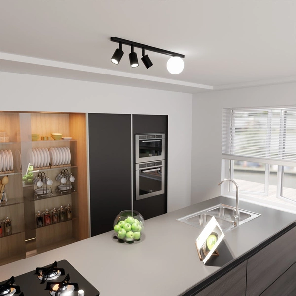 Lampa sufitowa Emibig BASTER 4 Czarny 1314/4