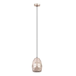 Lampa wisząca HARLEY śr. 15cm E27 | złoty