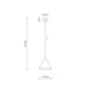 CONO YELLOW LAMPA WISZACA 1 S 10077