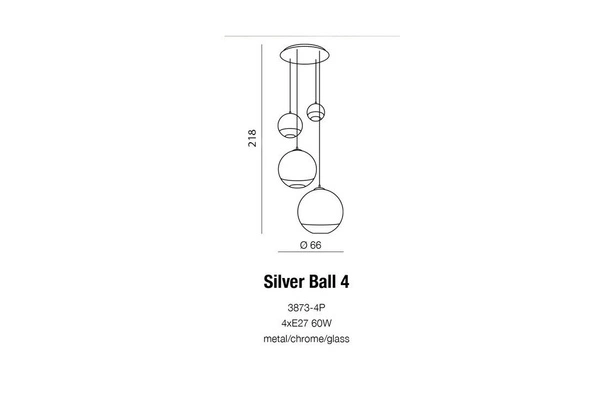 Azzardo SILVER BALL 4 2531