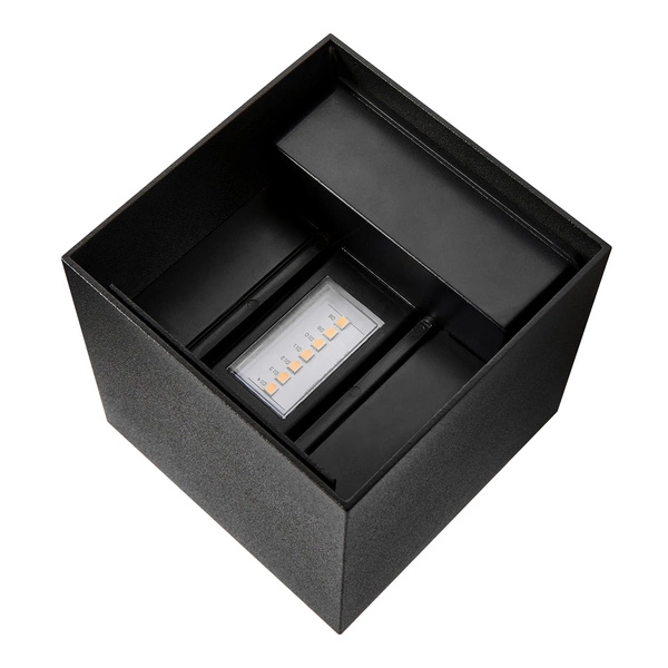 Kinkiet MILDA LED 3000K Biała ciepła Aluminium | Czarny