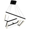 Lampa wisząca kwadraty NERO LED 61,5cm