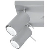 Plafon RING 4 punktowy Stal kolor szary 40W, SL.0452