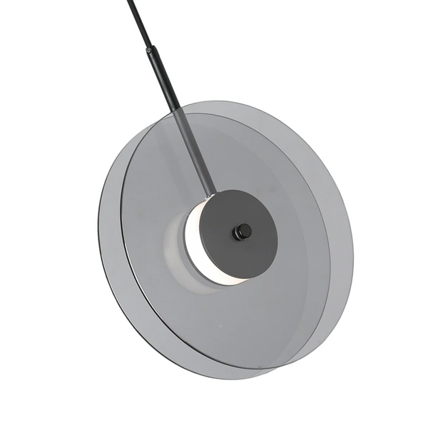 Wisząca lampa pionowa Casy dymna LED CCT