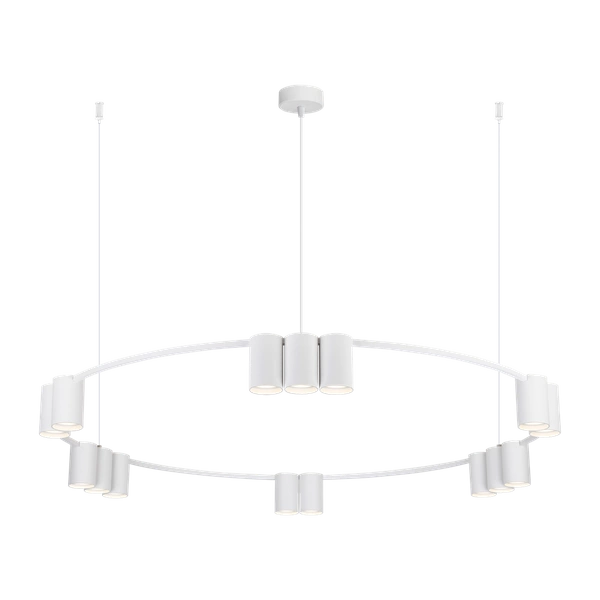 Lampa wisząca (koło) GENESIS WHITE15xGU10