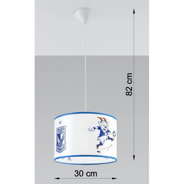 Lampa wisząca KKS LECH POZNAŃ 30 SL.0724 1xE27