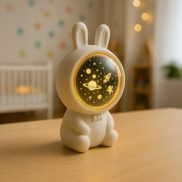 Lampka dziecięca projektor KOSMONAUTA