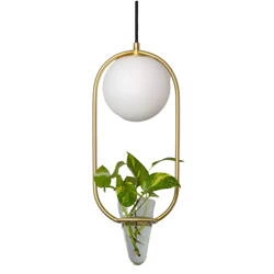 Lampa Wisząca ZłotaKula Mleczna Abruzzo Umbria E27