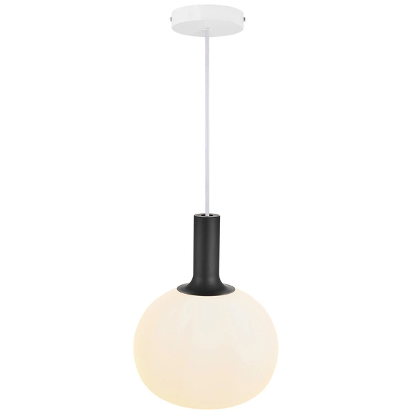 Lampa wisząca ALTON E27 60W Szkło | Biały