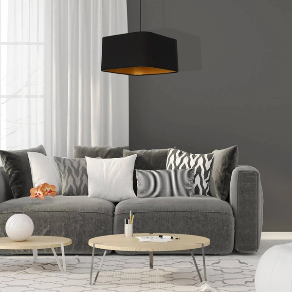 Lampa wisząca NAPOLI BLACK/GOLD 1xE27 ML6368