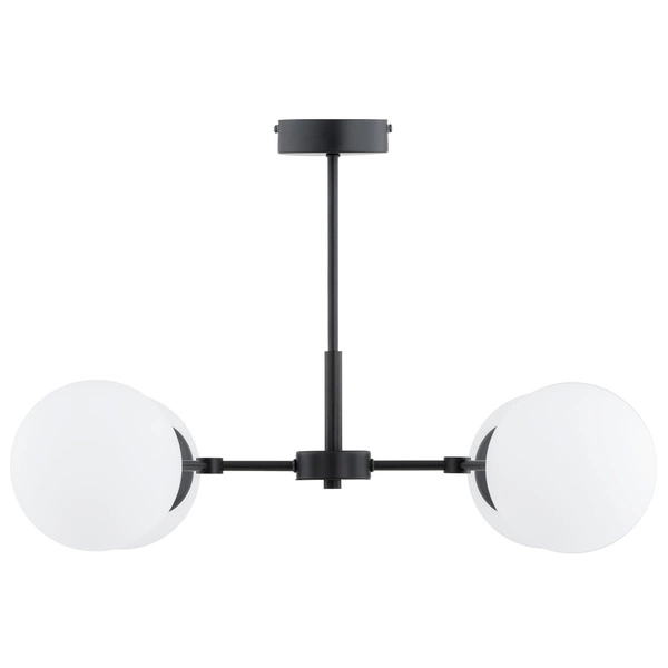 Lampa sufitowa ALFA FOTON CZARNA & BIAŁA 4xE14 60cm | 63343