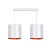 Lampa wisząca ATLANTA, biały/złoty, 2x40W E27