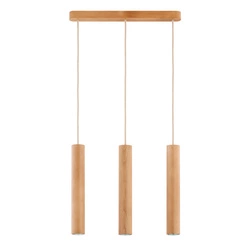 Lampa wisząca ALFA ANAID RUSTIKAL DREWNIANA 3xGU10 LED 52cm | 62284