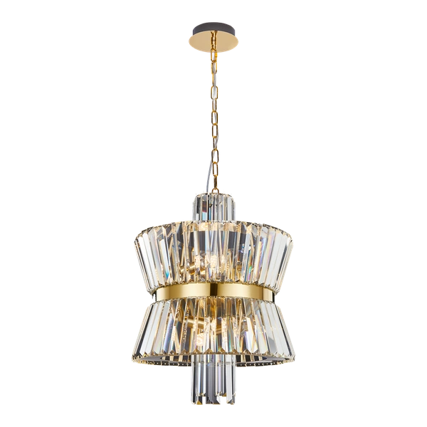 Żyrandol AURELIA GOLD 8xE14