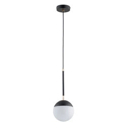 Lampa wisząca ALFA VOLDA REX CZARNO-BIAŁA 1xE14 15cm | 61244
