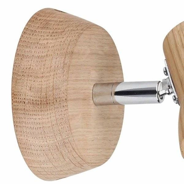 Lampa kinkiet drewniany VENLA 2434174