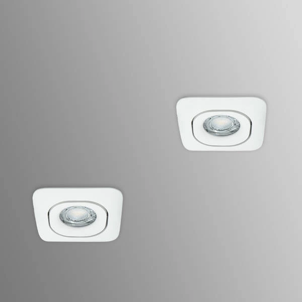 Oprawa wpuszczana oczko sufitowe CROSTI TERI SQ biały szer. 8,2cm