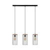 Timeo Lampa Wisząca 3xE27 Max.60W Czarny/Dąb Olejowany/Czarny 19619304