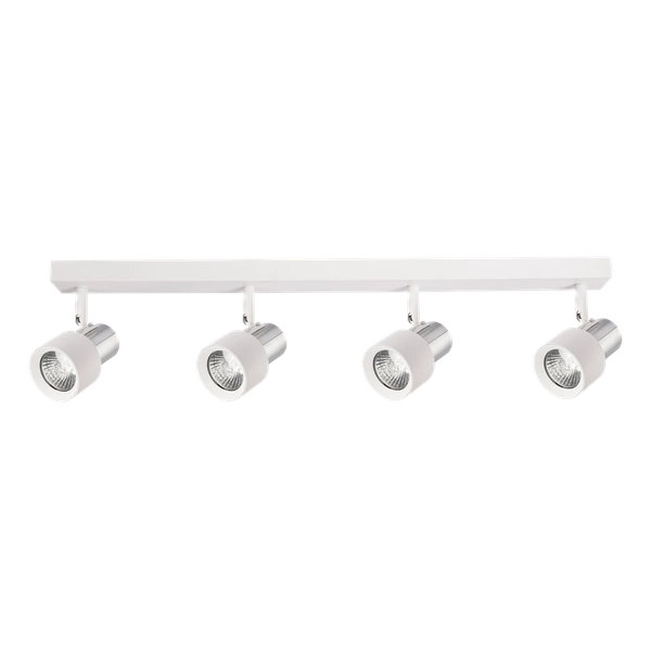 Lampa Sufitowa Cino 4xGU10 Biały + Chrom