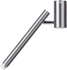 Lampa sufitowa plafon SOPEL 1 PL ŚREDNI srebrny 33161