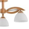 Lampa sufitowa żyrandol EMIR drewno śr. 53cm