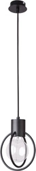 Lampa wisząca AURA KOŁO 1 ZWIS  czarny 31088