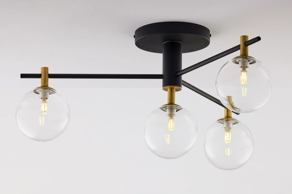 Nowoczesna Lampa sufitowa FIGARO wys. 34cm 4xG9 14W IP20 | Złoty