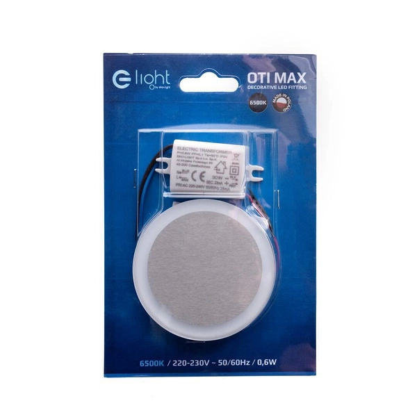 Oprawa schodowa LED 0,6W OTI MAX barwa zimna 6500K EKS4345