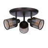 Lampa sufitowa CANABERA 3xE14 kawowe złoto/bursztynowy 98-83098