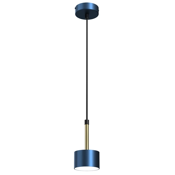 Lampa wisząca ARENA, MLP7772, niebieski/złoty, 1x11W GX53