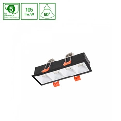 MINI16 ALLDAY INSPIRE IN DARK LIGHT 50st BIAŁY 930 10W 230V 160mm CZARNY