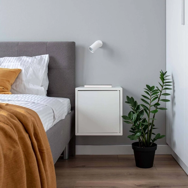 Lamp ścienna/sufitowa SNOW, biała, 1x50W GU10